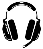 Gaming,Headset,Glyph,Icon.,Esports,Equipment.,Computer,Headphones,With,Microphone.